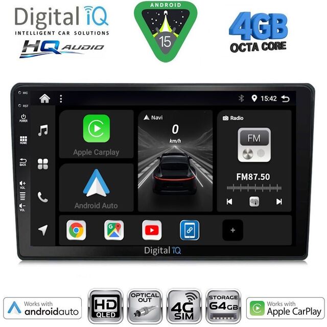 DIGITAL IQ BXK 19735_CPAA DASH (9inc) MULTIMEDIA TABLET for TOYOTA YARIS mod. 1999-2006