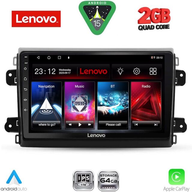 LENOVO LVD 2143_CPA (9inc) MULTIMEDIA TABLET for FIAT DUCATO mod. 2021-2026