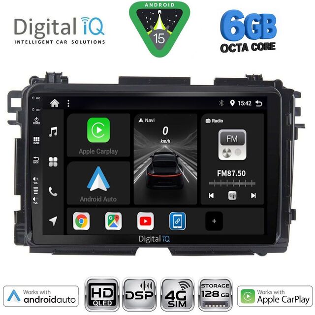 DIGITAL IQ BXF 17201_CPAA (10inc) MULTIMEDIA TABLET for HONDA HRV mod. 2015-2021