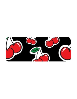 ΚΑΛΥΜΜΑ ΤΙΜΟΝΙΟΥ SKIN-COVER CHERRY-CILIEGE(ΚΕΡΑΣΙΑ) 35/37cm(S) ΜΑΥΡΟ ΕΛΑΣΤΙΚΟ ΠΟΛΥΕΣΤΕΡΙΚΟ 2mm ΠΑΧΟΣ