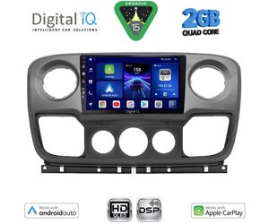 DIGITAL IQ BXC 3463_CPAA (10inc) MULTIMEDIA TABLET for NISSAN NV400 - OPEL MOVANO - RENAULT MASTER mod. 2010-2020