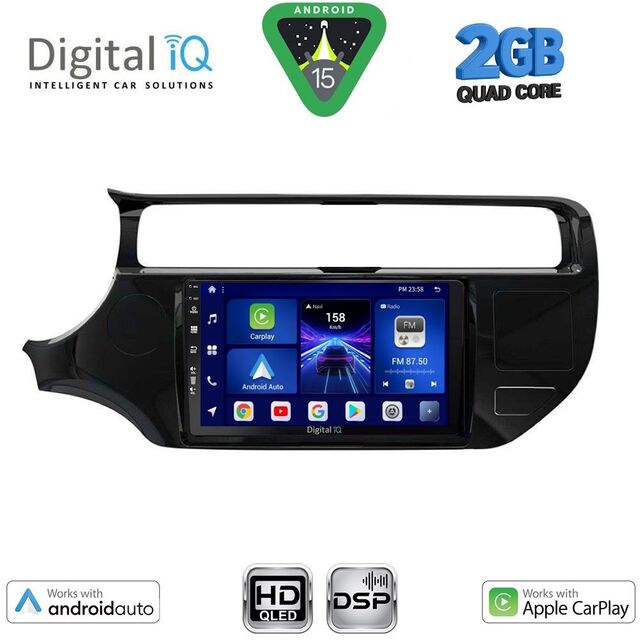DIGITAL IQ BXC 3315_CPAA (9inc) MULTIMEDIA TABLET for KIA RIO mod. 2015-2017