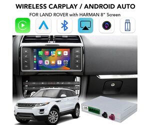 DIGITAL IQ LR 523F CPA (WIRELESS CARPLAY / ANDROID AUTO BOX with 2 CAMERA IN for JAGUAR - LAND ROVER mod. 2016-2019 with HARMAN 8" System)