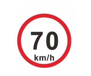 ΑΥΤΟΚΟΛΛΗΤΟ 70KM/H ΣΕΤ 10ΤΜΧ HD-03925