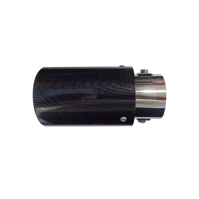 Amio - Άκρο Μπούκα Εξάτμισης MT016C Inox για Απολήξεις 35-57mm Συνολικού Μήκους 145mm από Ανοξείδωτο Χάλυβα για Βελτίωση Εμφάνισης και Ήχου Αυτοκινήτου - 1 τεμ. (01316/AM)