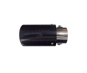 Amio - Άκρο Μπούκα Εξάτμισης MT016C Inox για Απολήξεις 35-57mm Συνολικού Μήκους 145mm από Ανοξείδωτο Χάλυβα για Βελτίωση Εμφάνισης και Ήχου Αυτοκινήτου - 1 τεμ. (01316/AM)