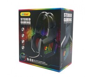ΑΚΟΥΣΤΙΚΑ STEREO GAMING ΜΕ LED RGB ΦΩΤΙΣΜΟ ANDOWL Q-E8