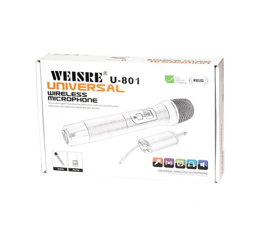 ΑΣΥΡΜΑΤΟ ΜΙΚΡΟΦΩΝΟ WEISRE U-801