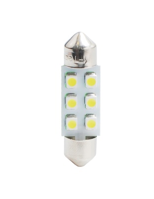 ΛΑΜΠΑΚΙΑ ΠΛΑΦΟΝΙΕΡΑΣ C5W/C10W 12V 0,48W SV8,5 36mm LED 6xSMD3528 ΠΡΑΣΙΝΟ BLISTER 2ΤΕΜ. M-TECH