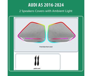 DIQ AMBIENT AUDI A5 ADPJ24 (Digital iQ Ambient Light for AUDI A5 mod. 2016-2024, 2 Speakers Covers)