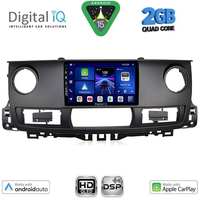 DIGITAL IQ BXC 3554_CPAA (10inc) MULTIMEDIA TABLET for RENAULT MASTER mod. 2003-2010