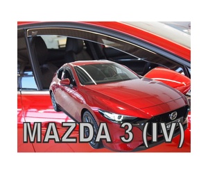 ΑΝΕΜΟΘΡΑΥΣΤΕΣ ΓΙΑ MAZDA 3 5D HB 2019+ ΖΕΥΓΑΡΙ ΑΠΟ ΕΥΚΑΜΠΤΟ ΦΙΜΕ ΠΛΑΣΤΙΚΟ HEKO - 2 ΤΕΜ.