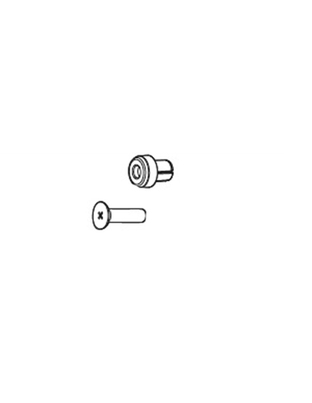 ΑΝΤΑΛΛΑΚΤΙΚΑ ΚΑΠΑΚΙΑ Φ25 ΜΕ ΒΙΔΕΣ ΓΙΑ ΣΩΛΗΝΕΣ ΒΑΣΕΩΝ ΠΟΔΗΛΑΤΩΝ MENABO - 2 ΣΕΤ