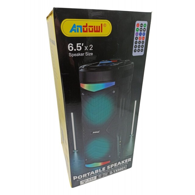 ΦΟΡΗΤΟ ΗΧΕΙΟ 2x8W ANDOWL Q-YX6601