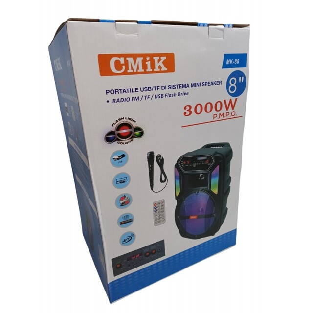 ΣΥΣΤΗΜΑ ΚΑΡΑΟΚΕ 8'' ΜΕ ΜΙΚΡΟΦΩΝΟ MK-88
