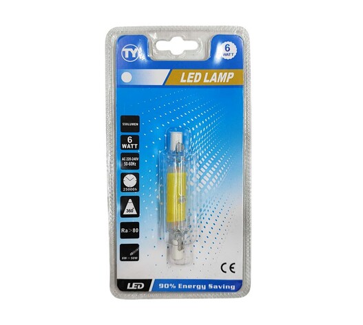 LED ΛΑΜΠΑ ΓΙΑ ΠΡΟΒΟΛΕΙΣ ΑΛΟΓΟΝΟΥ ΨΥΧΡΟ ΦΩΣ 6W TY-05638