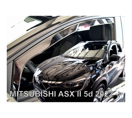 ΑΝΕΜΟΘΡΑΥΣΤΕΣ ΓΙΑ MITSUBISHI ASX 5D 2022+ ?? ΣΕΤ ΑΥΤΟΚΙΝΗΤΟΥ ΑΠΟ ΕΥΚΑΜΠΤΟ ΦΙΜΕ ΠΛΑΣΤΙΚΟ HEKO - 4 ΤΕΜ.