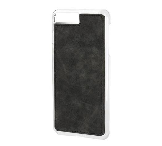 APPLE iPHONE 7 PLUS MAGNET-X ΜΑΓΝΗΤΙΚΗ ΔΕΡΜΑΤΙΝΗ ΘΗΚΗ ΑΝΘΡΑΚΙ