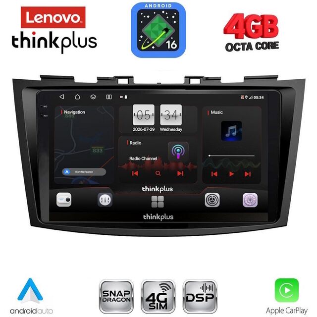 LENOVO LTG 7685_CPA (9inc) MULTIMEDIA TABLET for SUZUKI SWIFT mod. 2011-2016