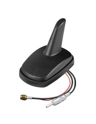 ΚΕΡΑΙΑ ΚΑΡΧΑΡΙΑΣ AERO-FIN 4 12V ΜΑΥΡΗ AM/FM/GPS ΜΕ ΕΝΙΣΧΥΤΗ ΣΗΜΑΤΟΣ 55x85x64mm