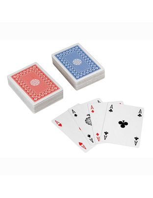 ΤΡΑΠΟΥΛΑ 100% PVC ΜΕ ΔΙΑΣΤΑΣΕΙΣ ΚΑΡΤΑΣ 87x62mm ΣΥΣΚΕΥΑΣΙΑ 2ΤΕΜ.