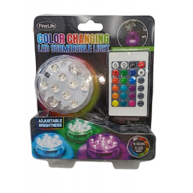 ΦΩΣ ΕΝΥΔΡΕΙΟΥ RGB ΜΕ ΤΗΛΕΧΕΙΡΙΣΤΗΡΙΟ RX-1001