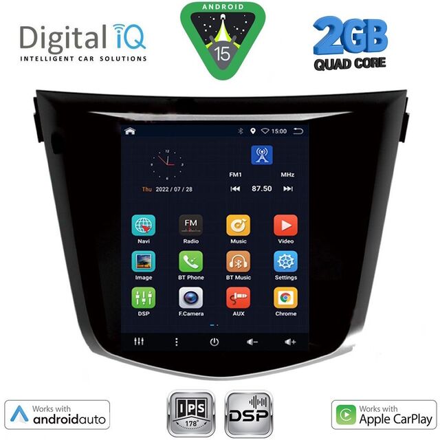 DIGITAL IQ BXC 3968_CPAA TESLA STYLE  for NISSAN QASHQAI – XTRAIL mod. 2014-2021