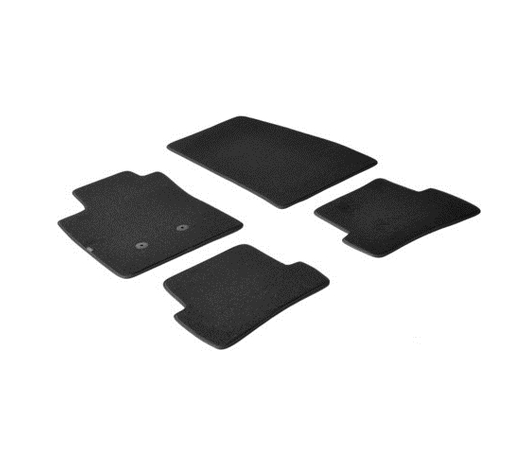 ΠΑΤΑΚΙΑ EXECUTIVE ΜΟΚΕΤΑ ΓΙΑ RENAULT CLIO III 3D / 5D 10/2005-01/2013 / RENAULT CLIO III SPORTOUR 02/2008-08/2013 ΣΕ ΜΑΥΡΟ ΧΡΩΜΑ ME ΚΟΥΜΠΩΜΑΤΑ LAMPA - 4 ΤΕΜ.