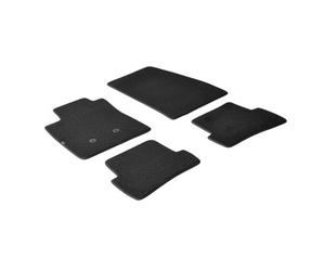 ΠΑΤΑΚΙΑ EXECUTIVE ΜΟΚΕΤΑ ΓΙΑ RENAULT CLIO III 3D / 5D 10/2005-01/2013 / RENAULT CLIO III SPORTOUR 02/2008-08/2013 ΣΕ ΜΑΥΡΟ ΧΡΩΜΑ ME ΚΟΥΜΠΩΜΑΤΑ LAMPA - 4 ΤΕΜ.