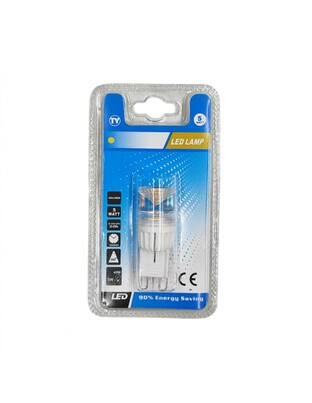 LED ΛΑΜΠΑ 5W ΘΕΡΜΟ ΦΩΣ G9-5W-3000K