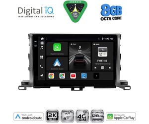 DIGITAL IQ BXK 20700_CPAA (10inc) MULTIMEDIA TABLET for TOYOTA HIGHLANDER mod. 2014-2019