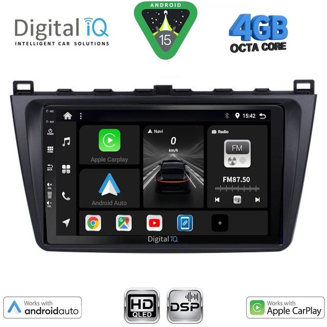 DIGITAL IQ BXF 16377_CPAA (9inc) MULTIMEDIA TABLET for MAZDA 6 mod. 2008-2012