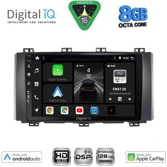 DIGITAL IQ BXF 18568_CPAA (9inc) MULTIMEDIA TABLET for SEAT ATECA mod. 2017-2025