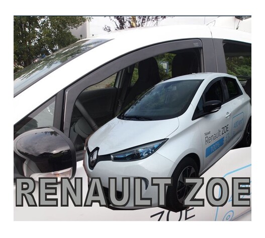 ΑΝΕΜΟΘΡΑΥΣΤΕΣ ΓΙΑ RENAULT ZOE 5D 2012+ ΖΕΥΓΑΡΙ ΑΠΟ ΕΥΚΑΜΠΤΟ ΦΙΜΕ ΠΛΑΣΤΙΚΟ HEKO - 2 ΤΕΜ.