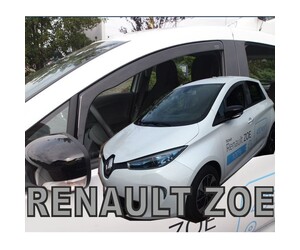 ΑΝΕΜΟΘΡΑΥΣΤΕΣ ΓΙΑ RENAULT ZOE 5D 2012+ ΖΕΥΓΑΡΙ ΑΠΟ ΕΥΚΑΜΠΤΟ ΦΙΜΕ ΠΛΑΣΤΙΚΟ HEKO - 2 ΤΕΜ.
