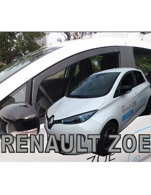 ΑΝΕΜΟΘΡΑΥΣΤΕΣ ΓΙΑ RENAULT ZOE 5D 2012+ ΖΕΥΓΑΡΙ ΑΠΟ ΕΥΚΑΜΠΤΟ ΦΙΜΕ ΠΛΑΣΤΙΚΟ HEKO - 2 ΤΕΜ.