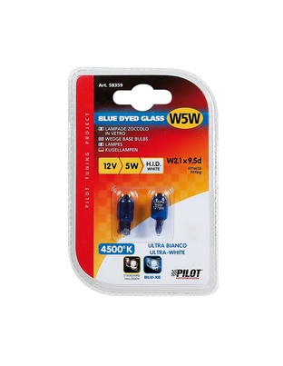 ΣΕΤ ΛΑΜΠΑΚΙΑ BLUE XENON W5W