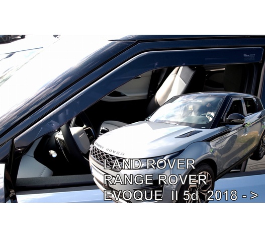 ΑΝΕΜΟΘΡΑΥΣΤΕΣ ΓΙΑ LAND ROVER RANGE ROVER EVOQUE 5D 2018+ ΖΕΥΓΑΡΙ ΑΠΟ ΕΥΚΑΜΠΤΟ ΦΙΜΕ ΠΛΑΣΤΙΚΟ HEKO - 2 ΤΕΜ.