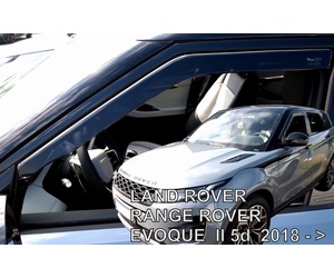 ΑΝΕΜΟΘΡΑΥΣΤΕΣ ΓΙΑ LAND ROVER RANGE ROVER EVOQUE 5D 2018+ ΖΕΥΓΑΡΙ ΑΠΟ ΕΥΚΑΜΠΤΟ ΦΙΜΕ ΠΛΑΣΤΙΚΟ HEKO - 2 ΤΕΜ.