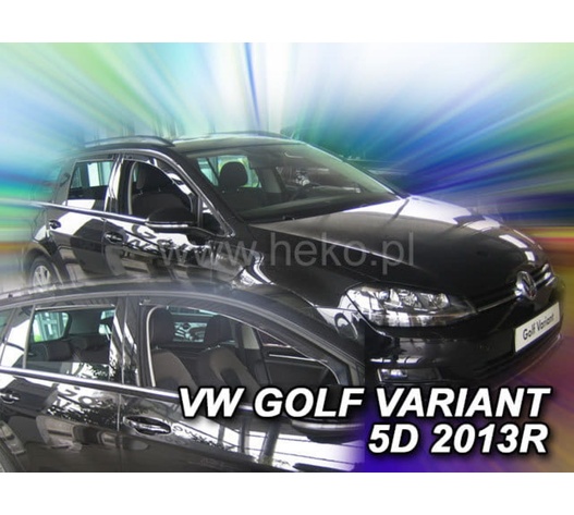 ΑΝΕΜΟΘΡΑΥΣΤΕΣ ΓΙΑ VW GOLF 7 VARIANT 5D 2013R->(+OT) ΣΕΤ ΑΥΤΟΚΙΝΗΤΟΥ ΑΠΟ ΕΥΚΑΜΠΤΟ ΦΙΜΕ ΠΛΑΣΤΙΚΟ HEKO - 4 ΤΕΜ.