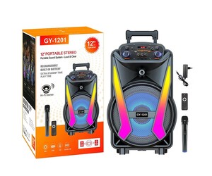 ΦΟΡΗΤΟ ΗΧΕΙΟ BLUETOOTH SUBWOOFER ΜΕ ΤΗΛΕΧΕΙΡΙΣΤΗΡΙΟ GY-1201