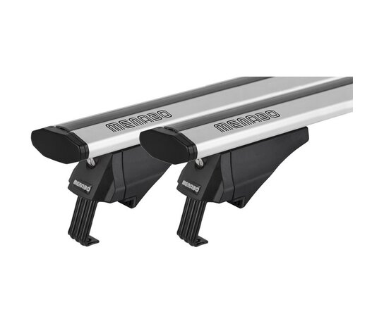 ΜΠΑΡΕΣ ΟΡΟΦΗΣ ΑΛΟΥΜΙΝΙΟΥ BLADE L SILVER 127cm ΜΕ ΑΚΡΑ ALFA HIGH ΓΙΑ FLUSH / STANDARD RAILS MENABO - 2 ΤΕΜ.