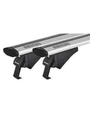 ΜΠΑΡΕΣ ΟΡΟΦΗΣ ΑΛΟΥΜΙΝΙΟΥ BLADE L SILVER 127cm ΜΕ ΑΚΡΑ ALFA HIGH ΓΙΑ FLUSH / STANDARD RAILS MENABO - 2 ΤΕΜ.