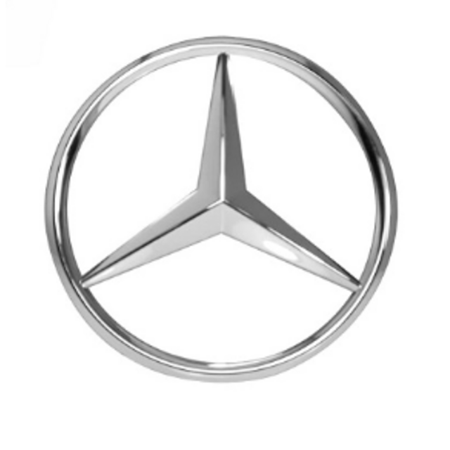 Σήμα μεταλλικό πόρτ μπαγκάζ 9cm - Μercedes-Benz