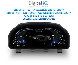 DIGITAL IQ FZ 972_IC (12.3in) BMW 5 - 5 GT - 6 - 7 Series mod. 2010-2017 / X3 - X4 - X5 - X6 mod. 2014-2017 DIGITAL DASHBOARD