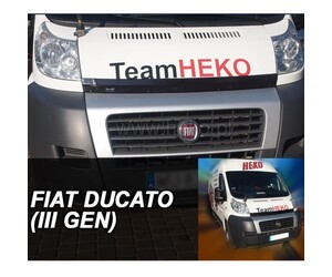 ΑΝΕΜΟΘΡΑΥΣΤΗΣ ΚΑΠΩ ΑΥΤΟΚΙΝΗΤΟΥ ΓΙΑ FIAT DUCATO III / CITROEN JUMPER II / PEUGEOT BOXER II 2006-2014 ΑΠΟ ΕΥΚΑΜΠΤΟ ΦΙΜΕ ΠΛΑΣΤΙΚΟ HEKO - 1 ΤΕΜ.
