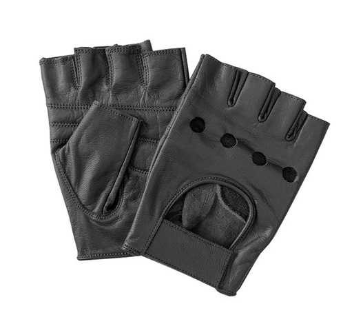 ΓΑΝΤΙΑ ΟΔΗΓΟΥ ΔΕΡΜΑΤΙΝΑ ΜΑΥΡΑ ΜΙΣΑ (L) VINTAGE GLOVES