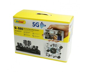 ΣΕΤ ΚΑΤΑΓΡΑΦΗΣ ΜΕ 8 ΚΑΜΕΡΕΣ CCTV CAMERA KIT ANDOWL AN-Q-S80