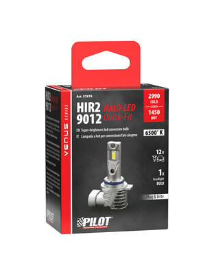 Lampa - LED Λάμπα Αυτοκινήτου Halo Venus Series HIR2 (9012) 12V 10W Quick-Fit – Υψηλής Φωτεινότητας, Fanless Technology - 1 τεμ. (L5767.6)
