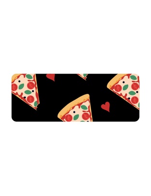 ΚΑΛΥΜΜΑ ΤΙΜΟΝΙΟΥ SKIN-COVER PIZZA (ΠΙΤΣΑ) 35/37cm (S) ΜΑΥΡΟ ΕΛΑΣΤΙΚΟ ΠΟΛΥΕΣΤΕΡΙΚΟ 2mm ΠΑΧΟΣ
